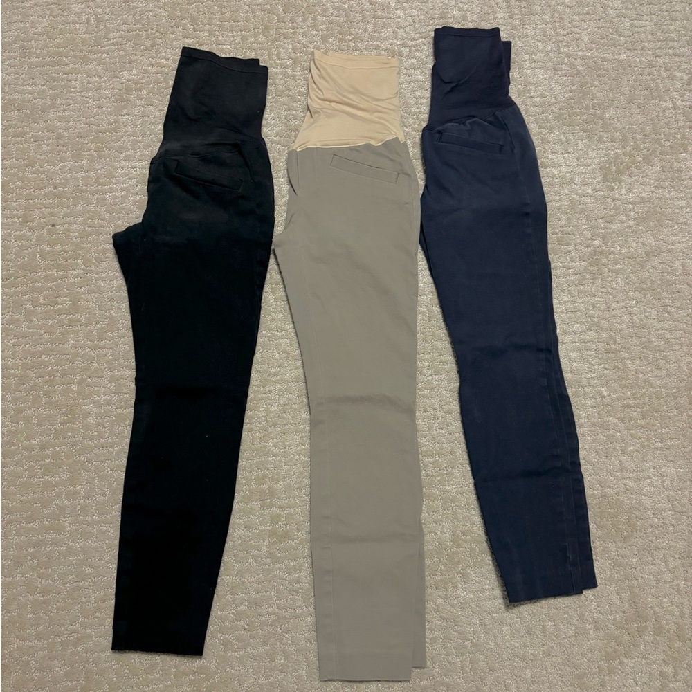 Gap Maternity Full Panel Bi-Stretch Skinny Ankle Pants